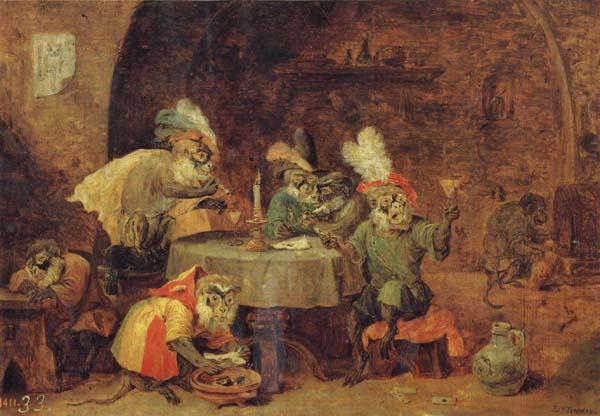 David Teniers Smokers and Drinkers China oil painting art